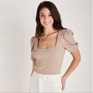 New | Backyard Roses | Taupe Carrie Top